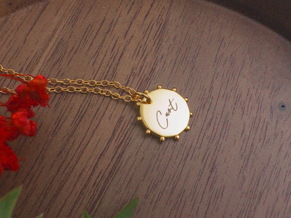Cunt Necklace - 18k Gold Plated 925 Sterling Silver