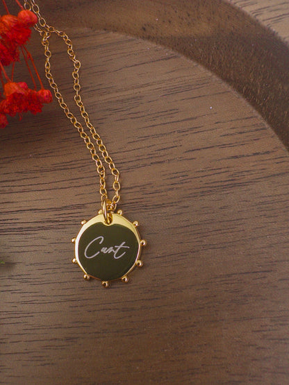 Cunt Necklace - 18k Gold Plated 925 Sterling Silver