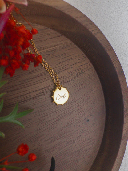 Cunt Necklace - 18k Gold Plated 925 Sterling Silver