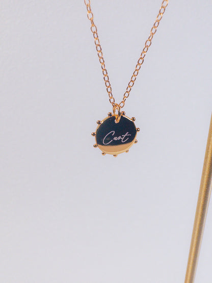 Cunt Necklace - 18k Gold Plated 925 Sterling Silver