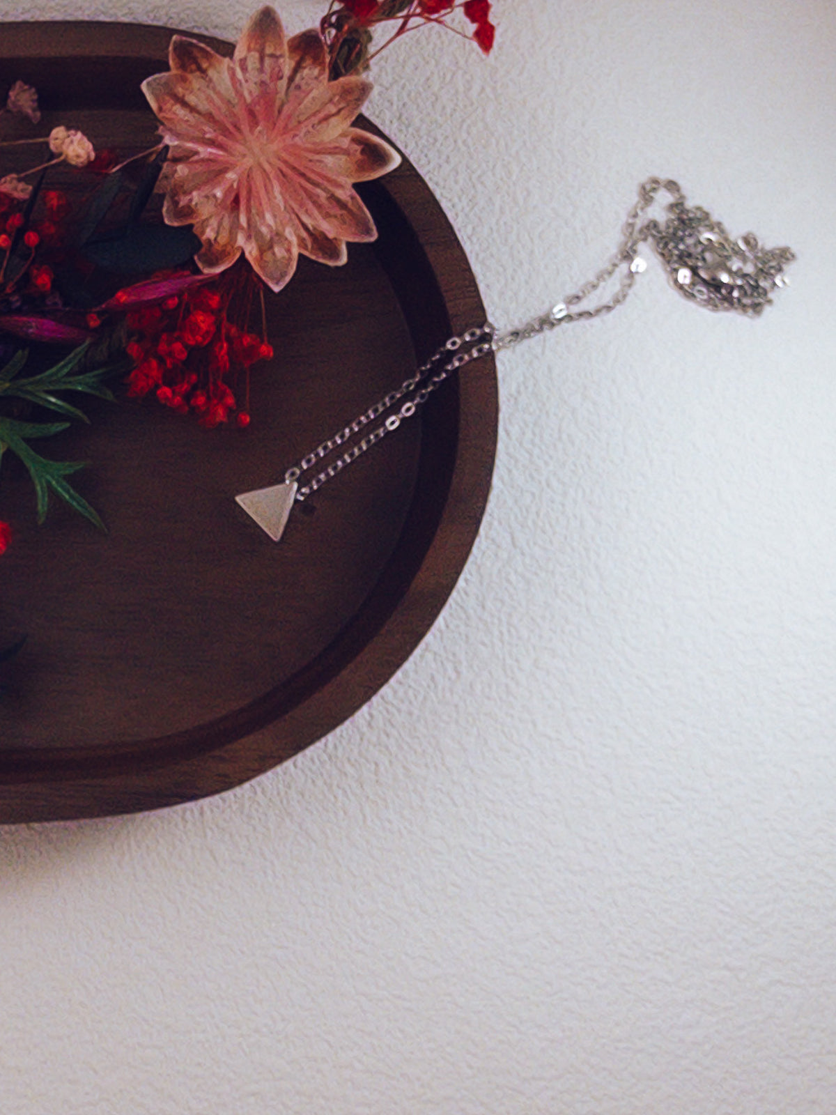 IDGAF Triangle Necklace