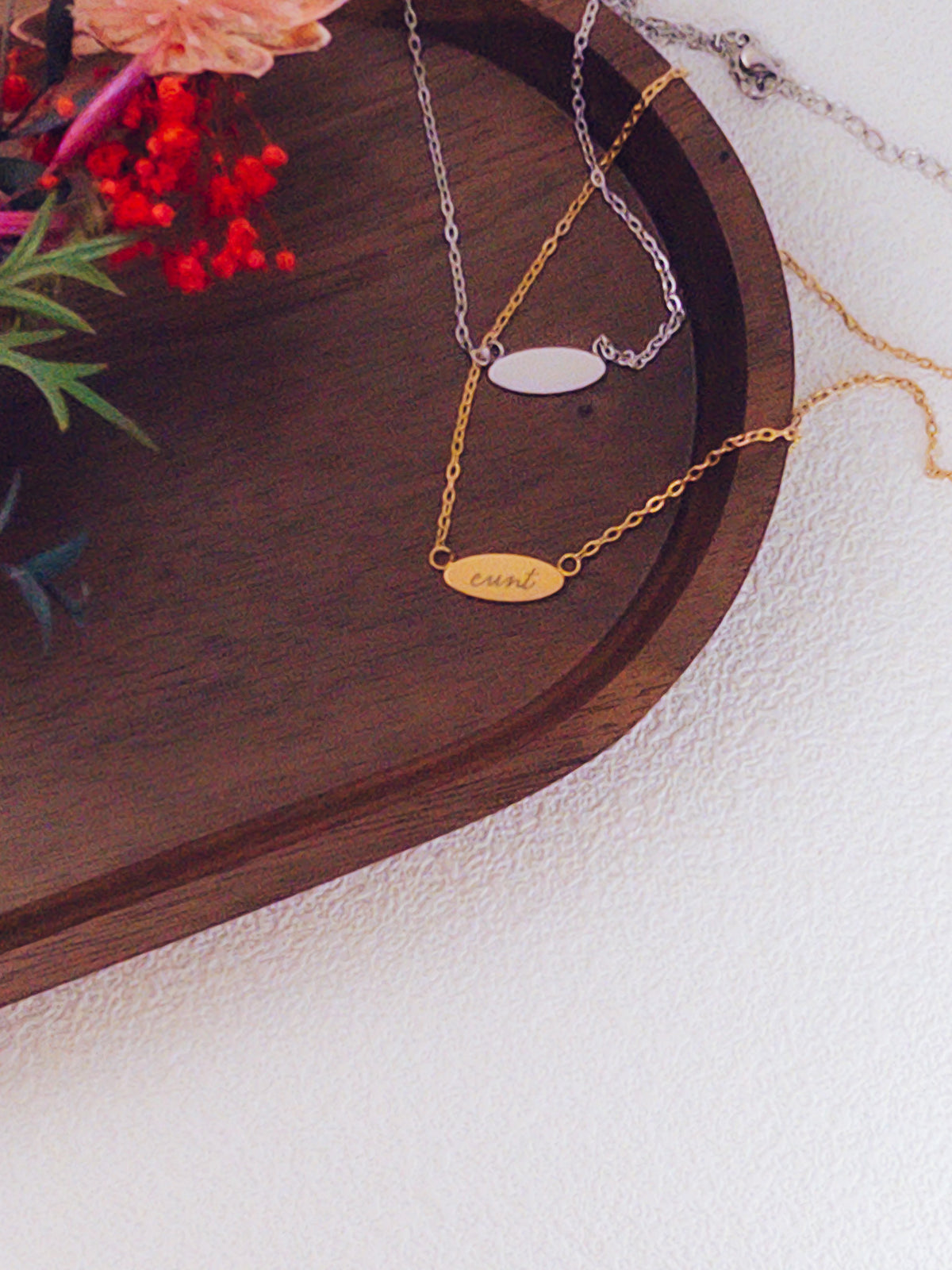 Cunt Pendant Necklace