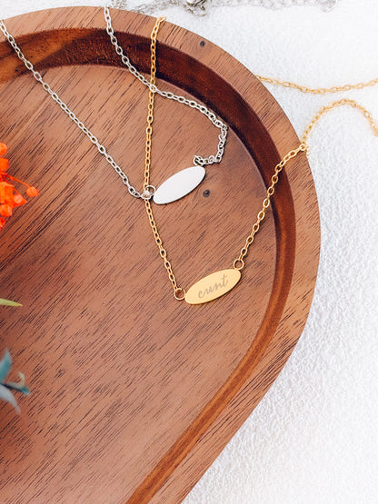 Cunt Pendant Necklace