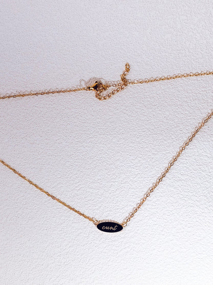 Cunt Pendant Necklace