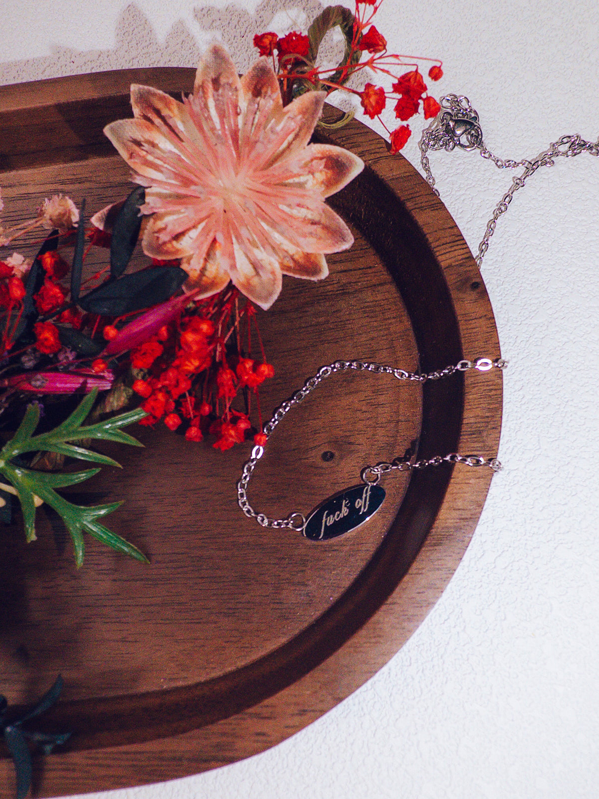 Fuck Off Pendant Necklace