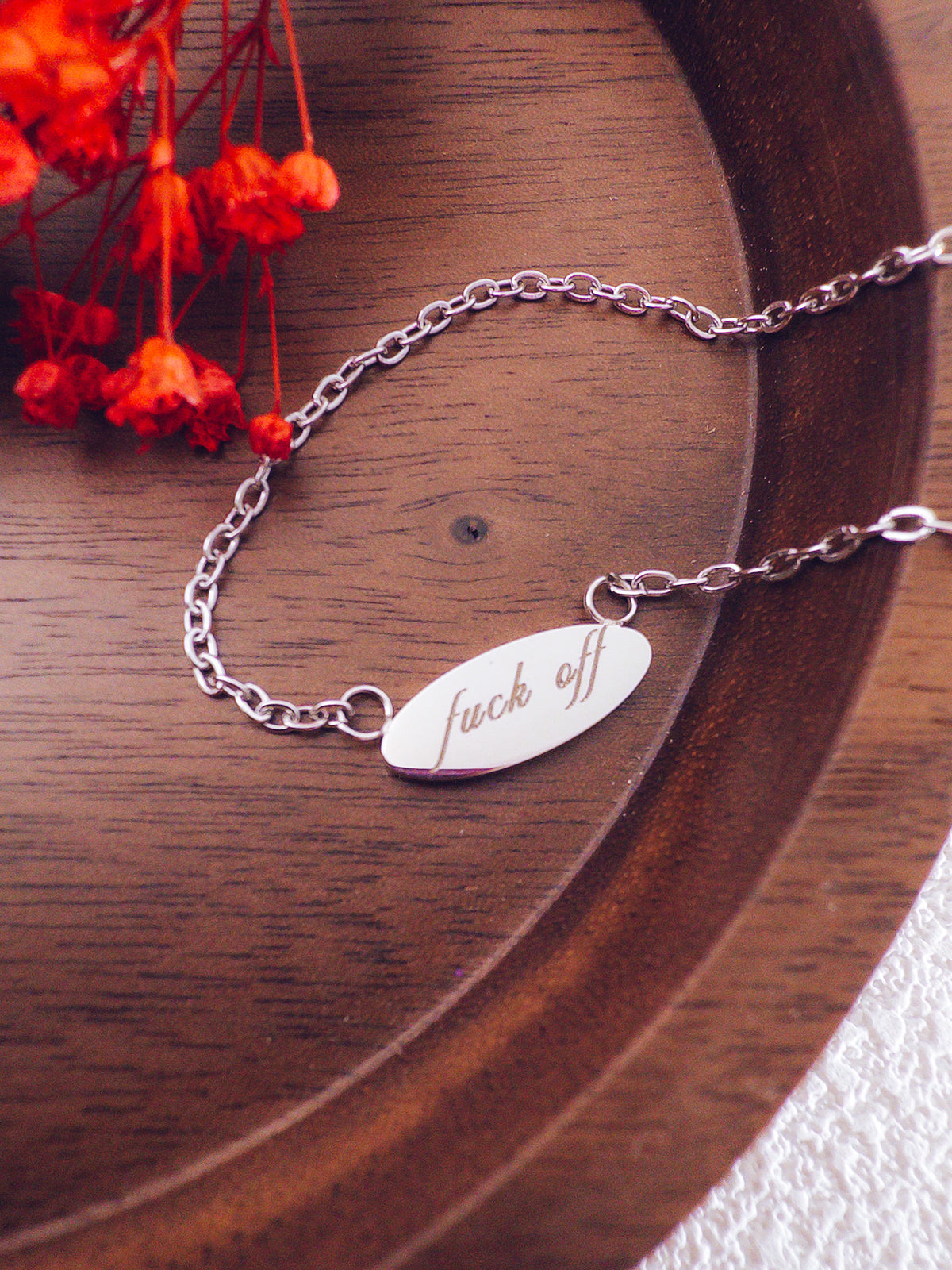 Fuck Off Pendant Necklace