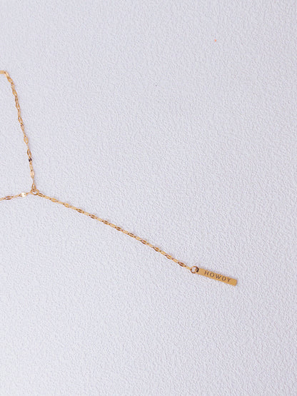 Howdy Y-Drop Necklace