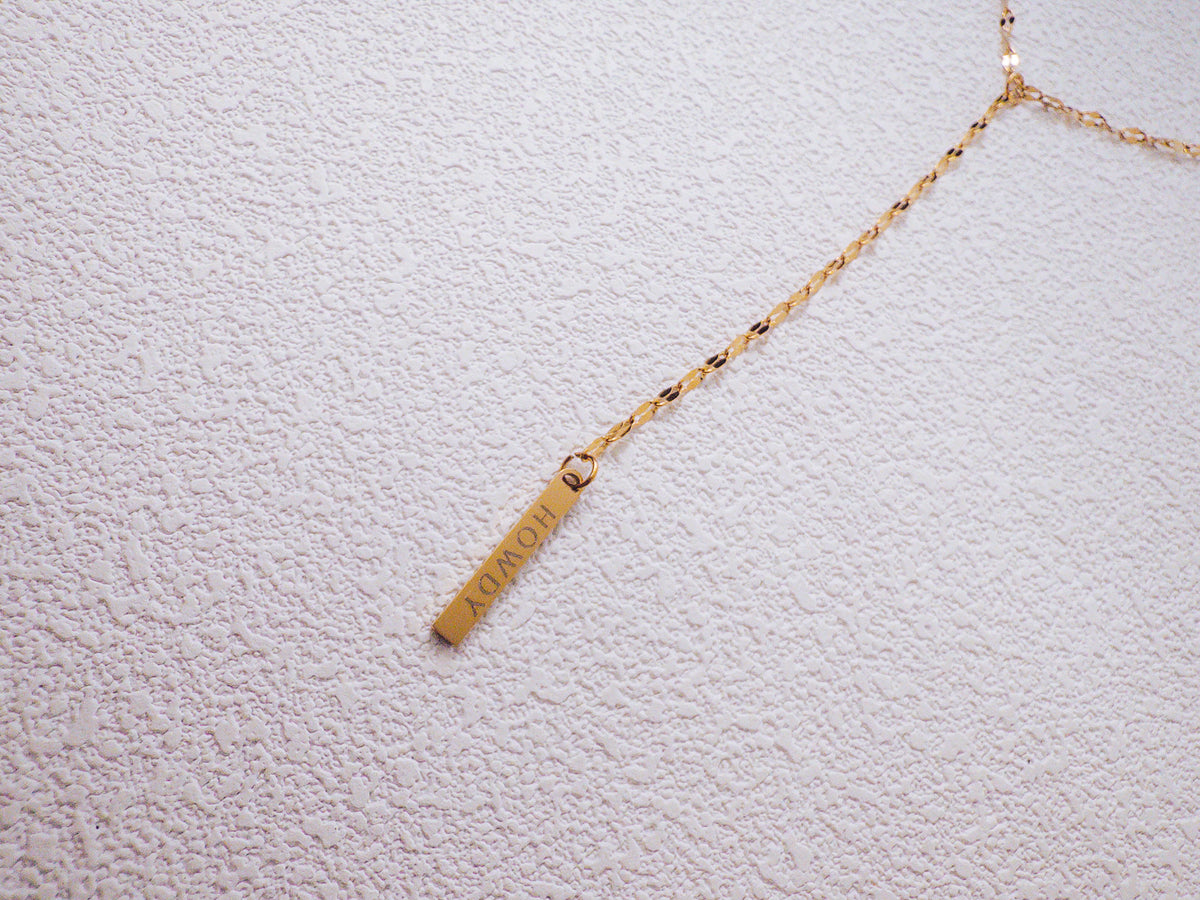 Howdy Y-Drop Necklace