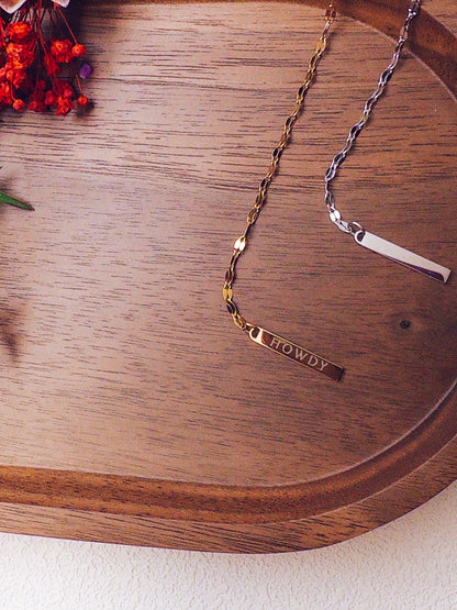 Howdy Y-Drop Necklace