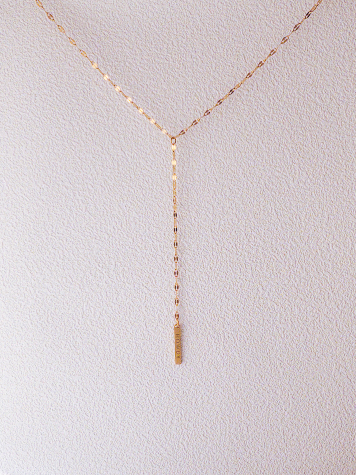 Howdy Y-Drop Necklace