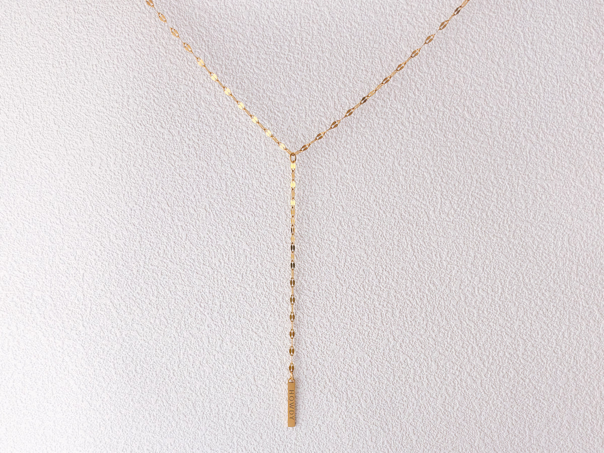 Howdy Y-Drop Necklace