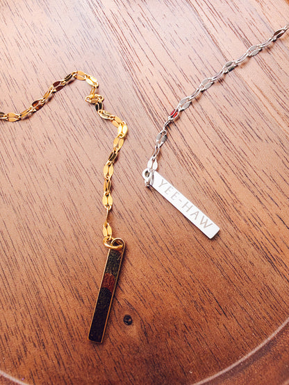 Yee-Haw Y-Drop Necklace