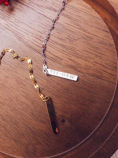 Yee-Haw Y-Drop Necklace