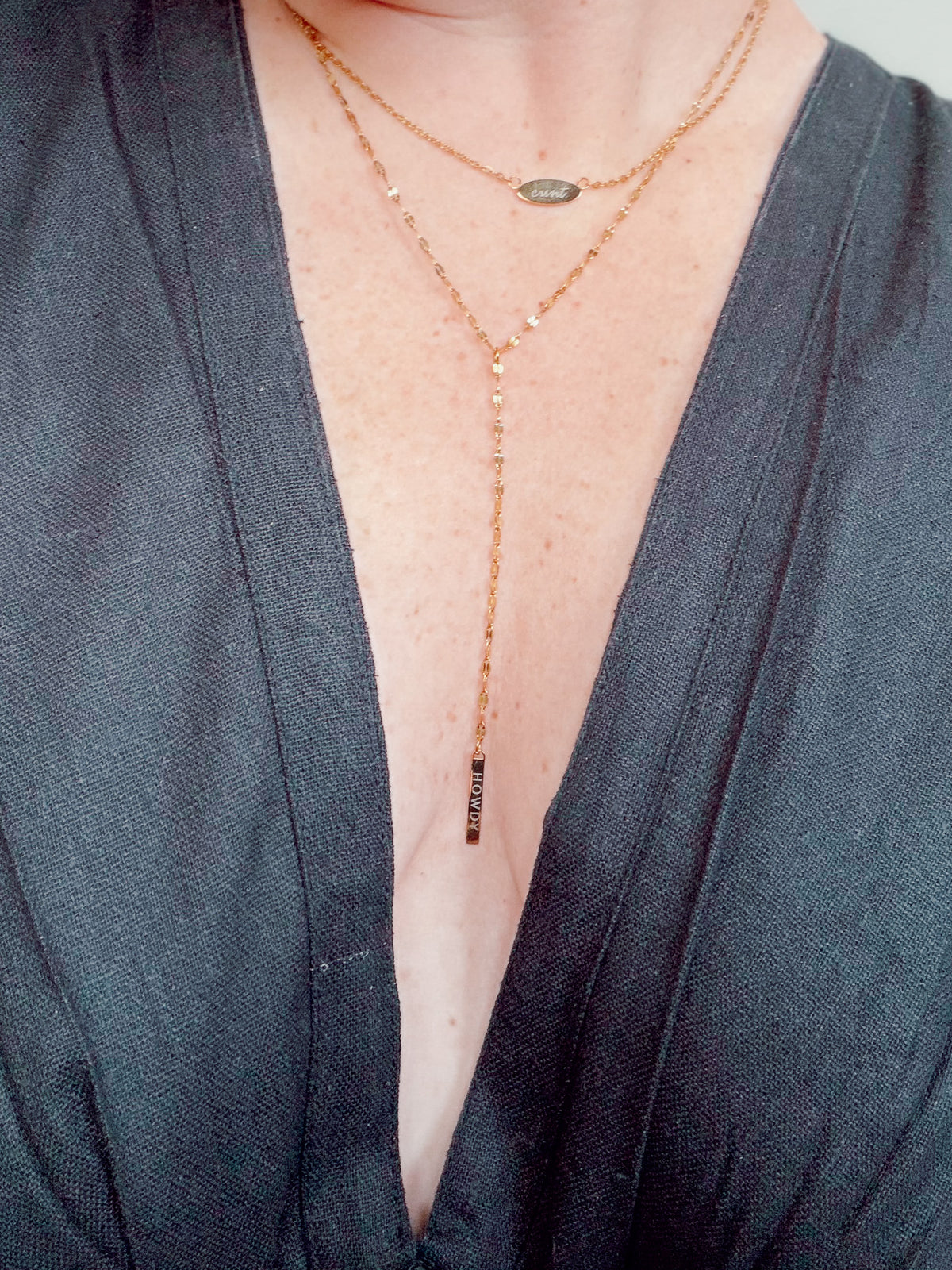 Howdy Y-Drop Necklace