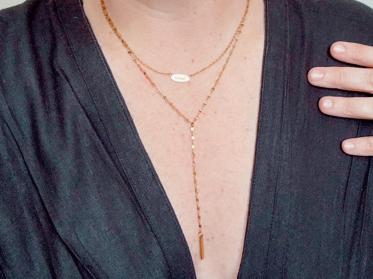 Howdy Y-Drop Necklace