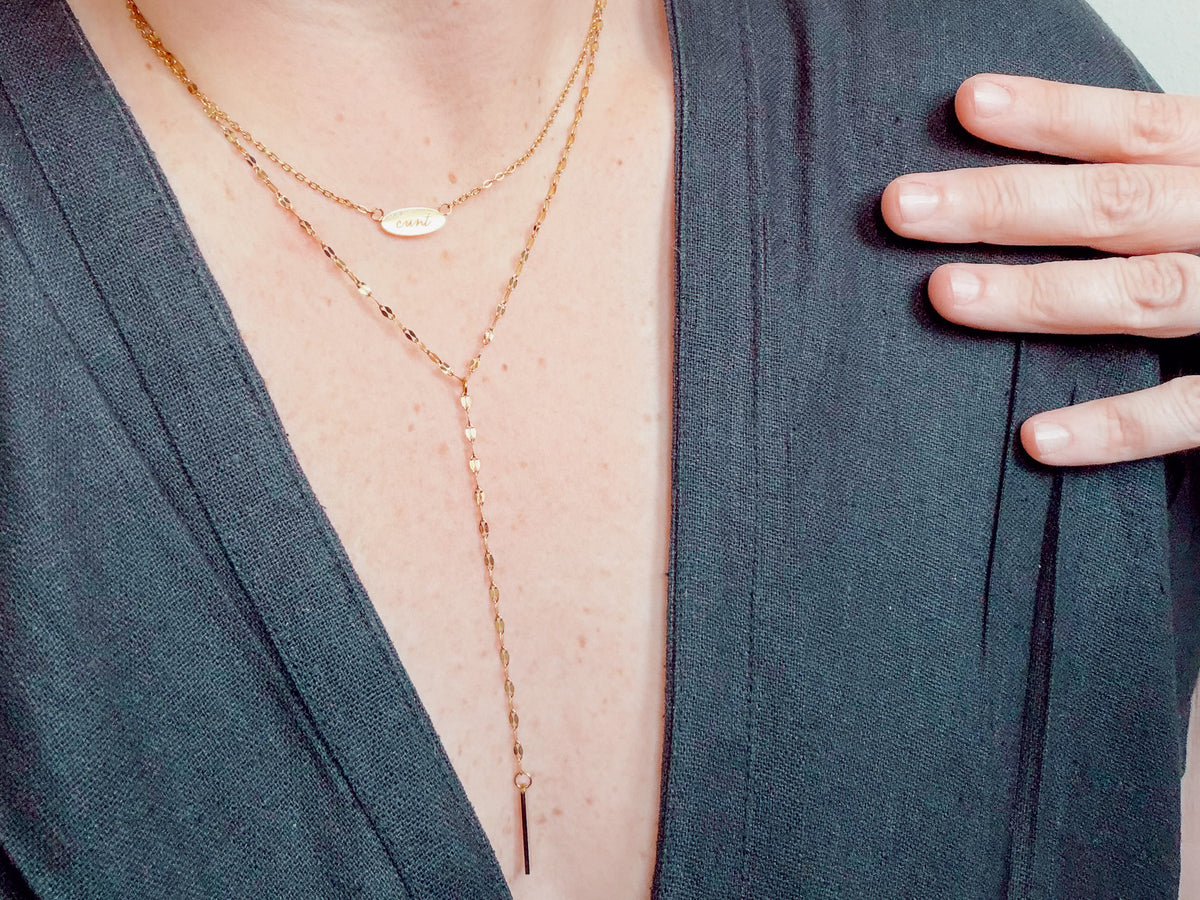 Howdy Y-Drop Necklace