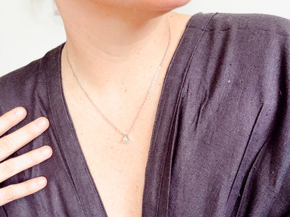 IDGAF Triangle Necklace