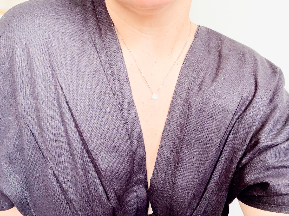 IDGAF Triangle Necklace