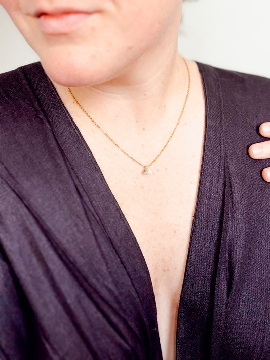 Fuck Around, Find Out Triangle Necklace