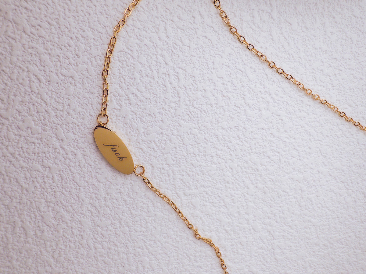 Fuck Pendant Necklace