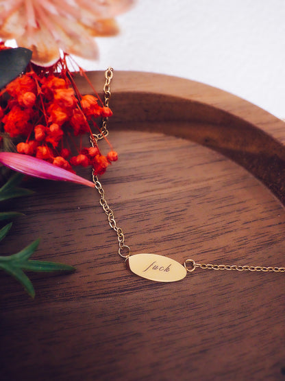 Fuck Pendant Necklace