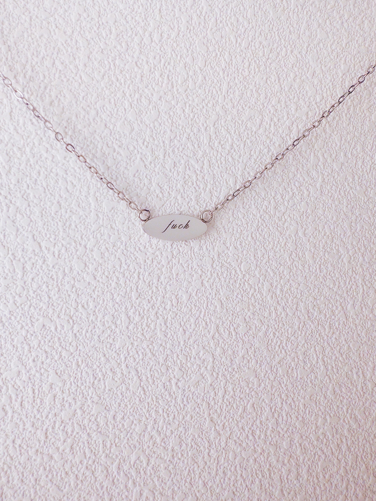 Fuck Pendant Necklace