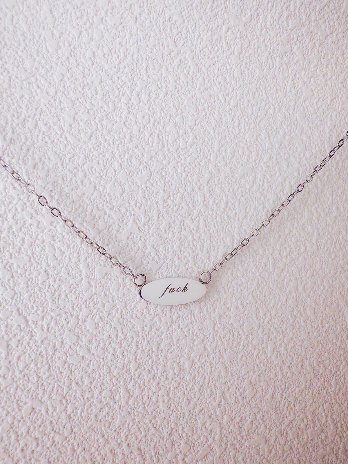 Fuck Pendant Necklace