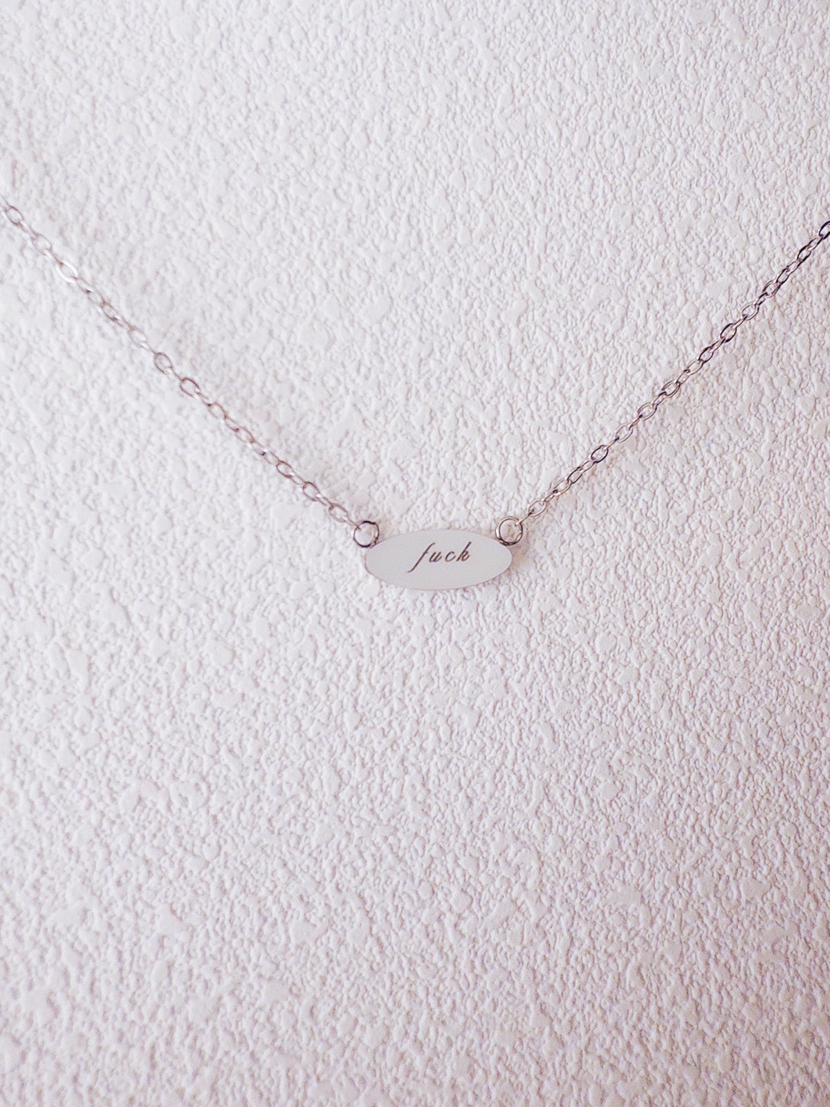 Fuck Pendant Necklace