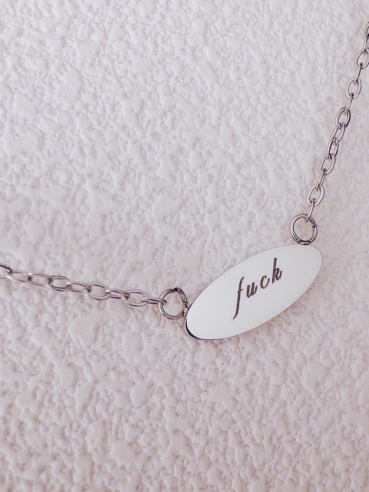 Fuck Pendant Necklace