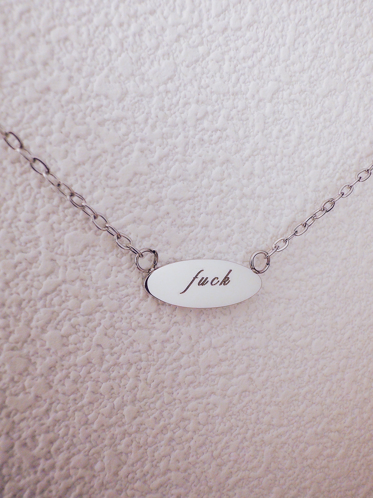 Fuck Pendant Necklace