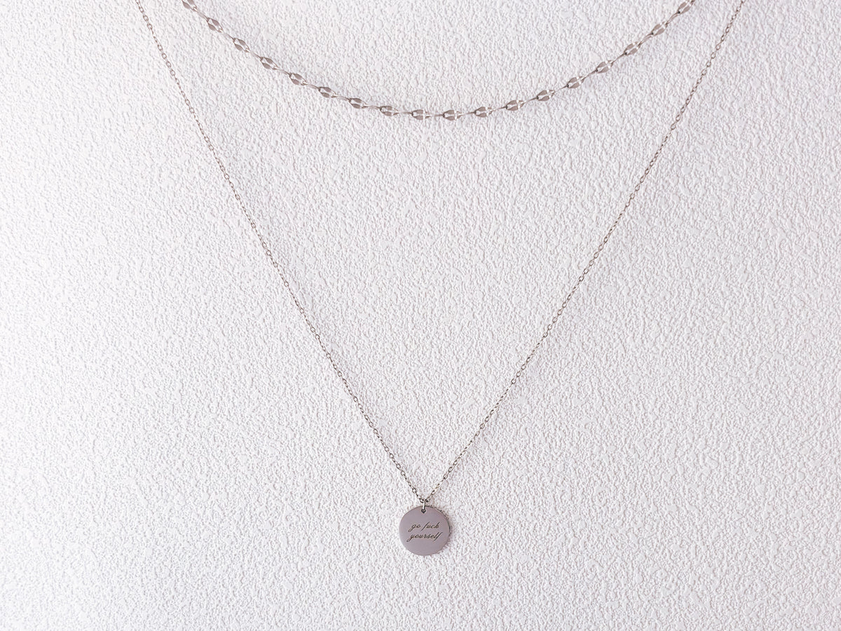 Go Fuck Yourself Layered Necklace