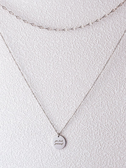 Go Fuck Yourself Layered Necklace