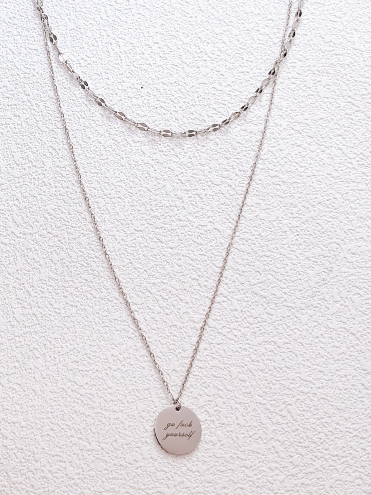 Go Fuck Yourself Layered Necklace
