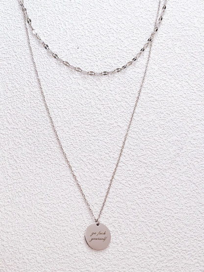 Go Fuck Yourself Layered Necklace