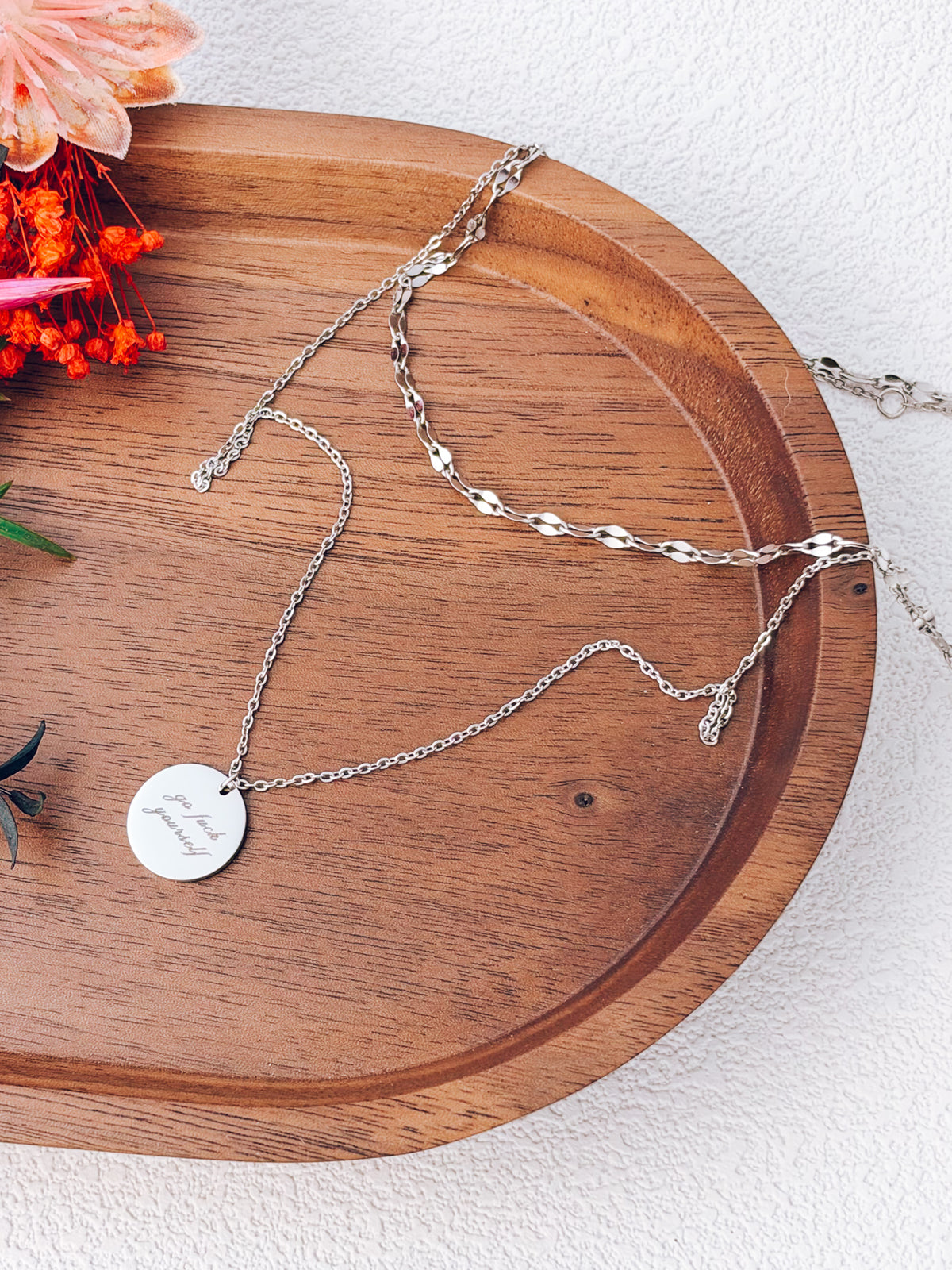 Go Fuck Yourself Layered Necklace