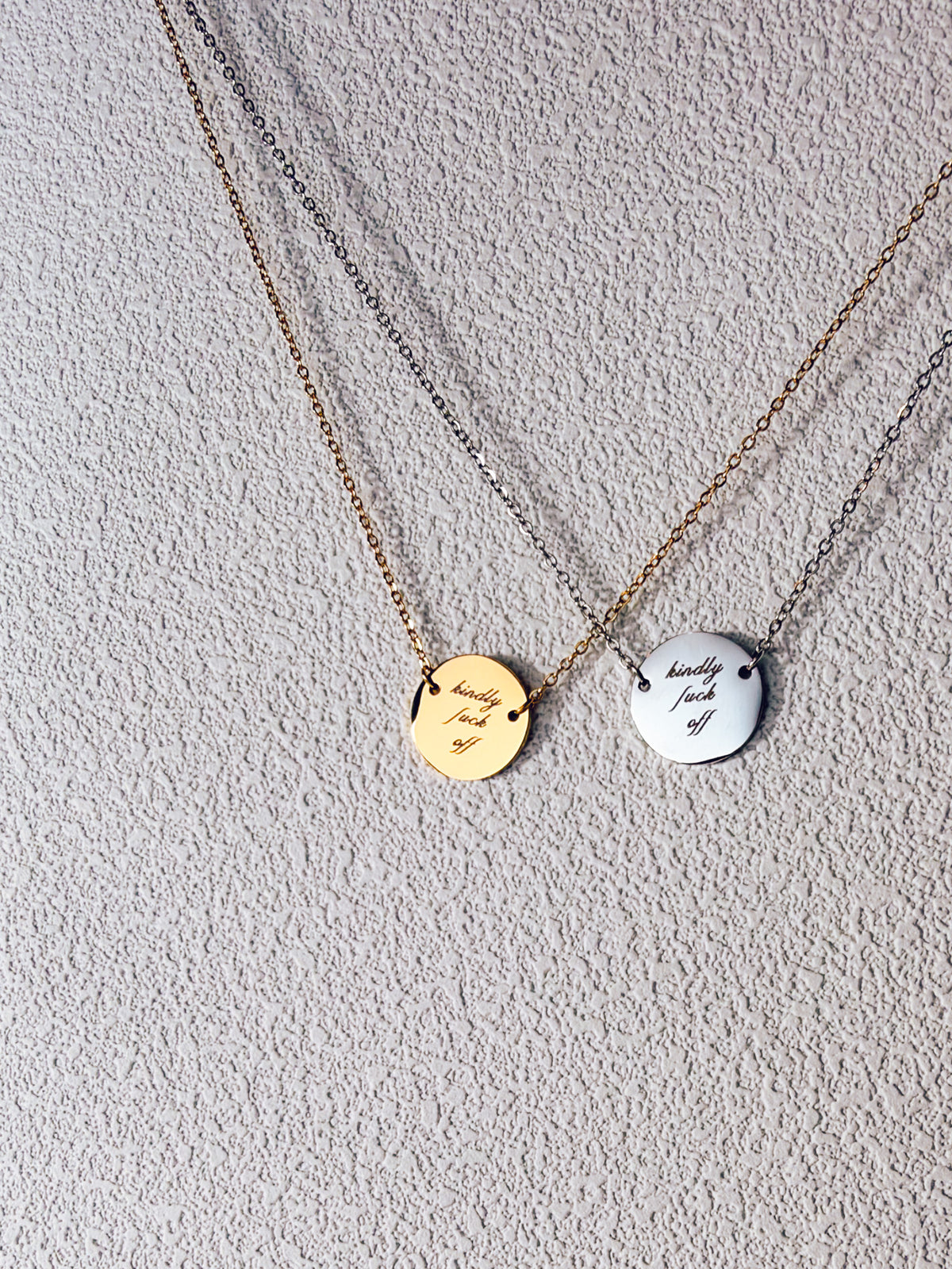 Kindly Fuck Off Necklace