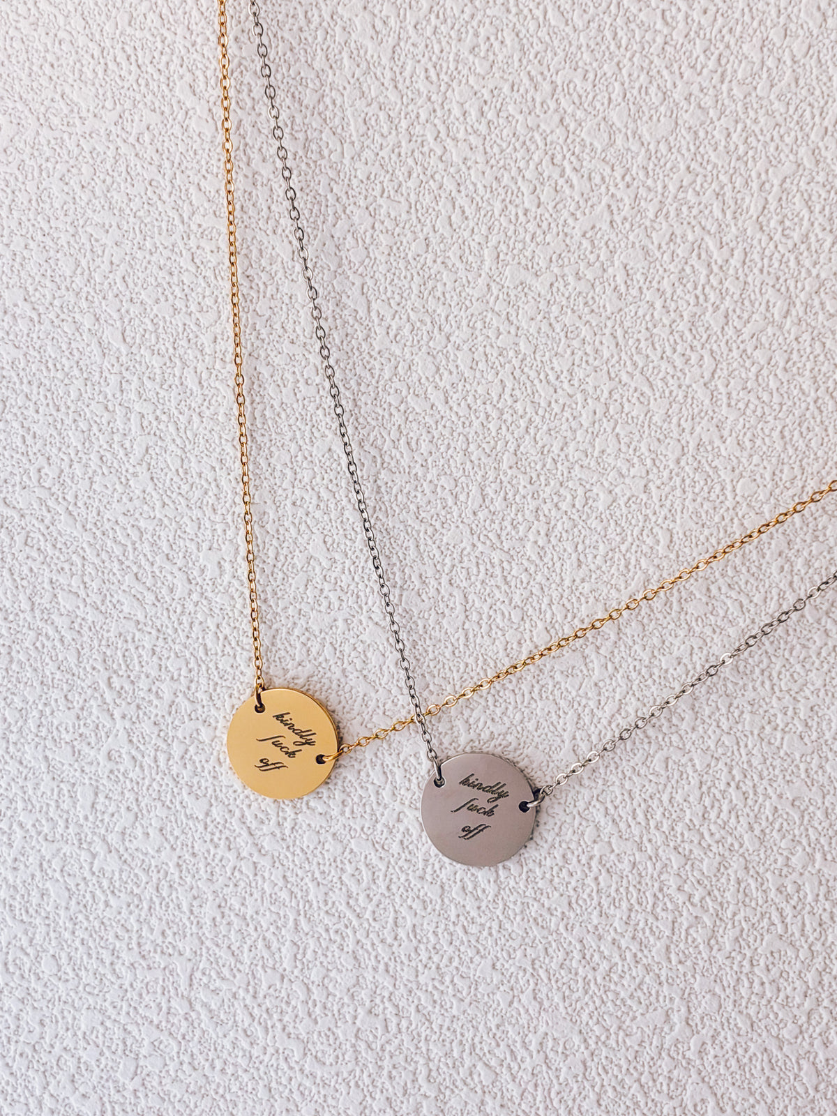 Kindly Fuck Off Necklace
