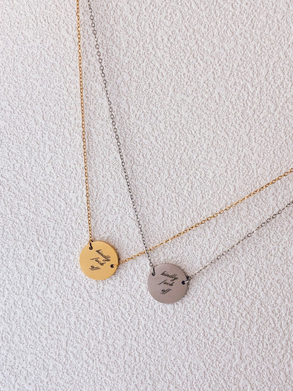 Kindly Fuck Off Necklace