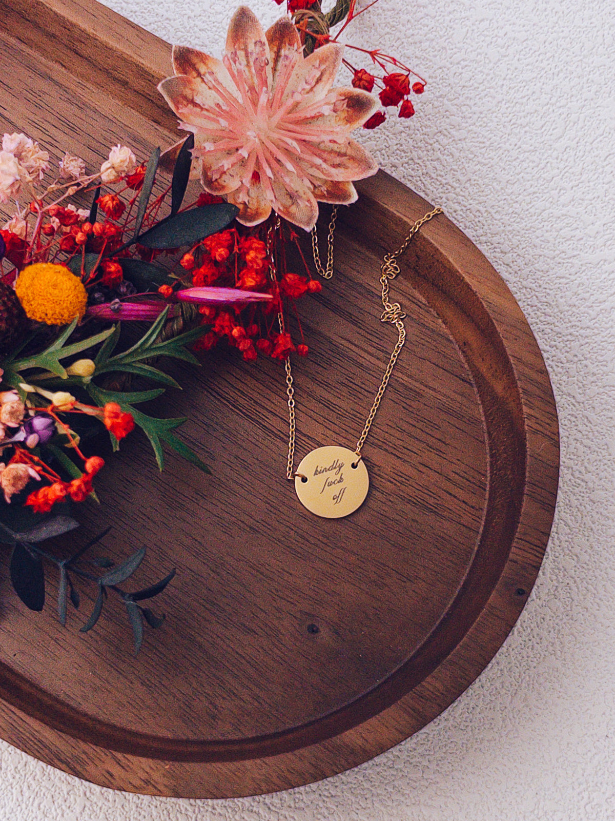 Kindly Fuck Off Necklace