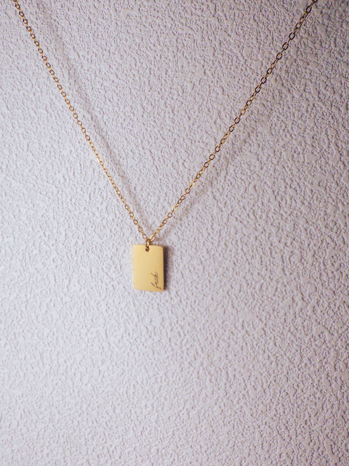 Dainty Fuck Necklace