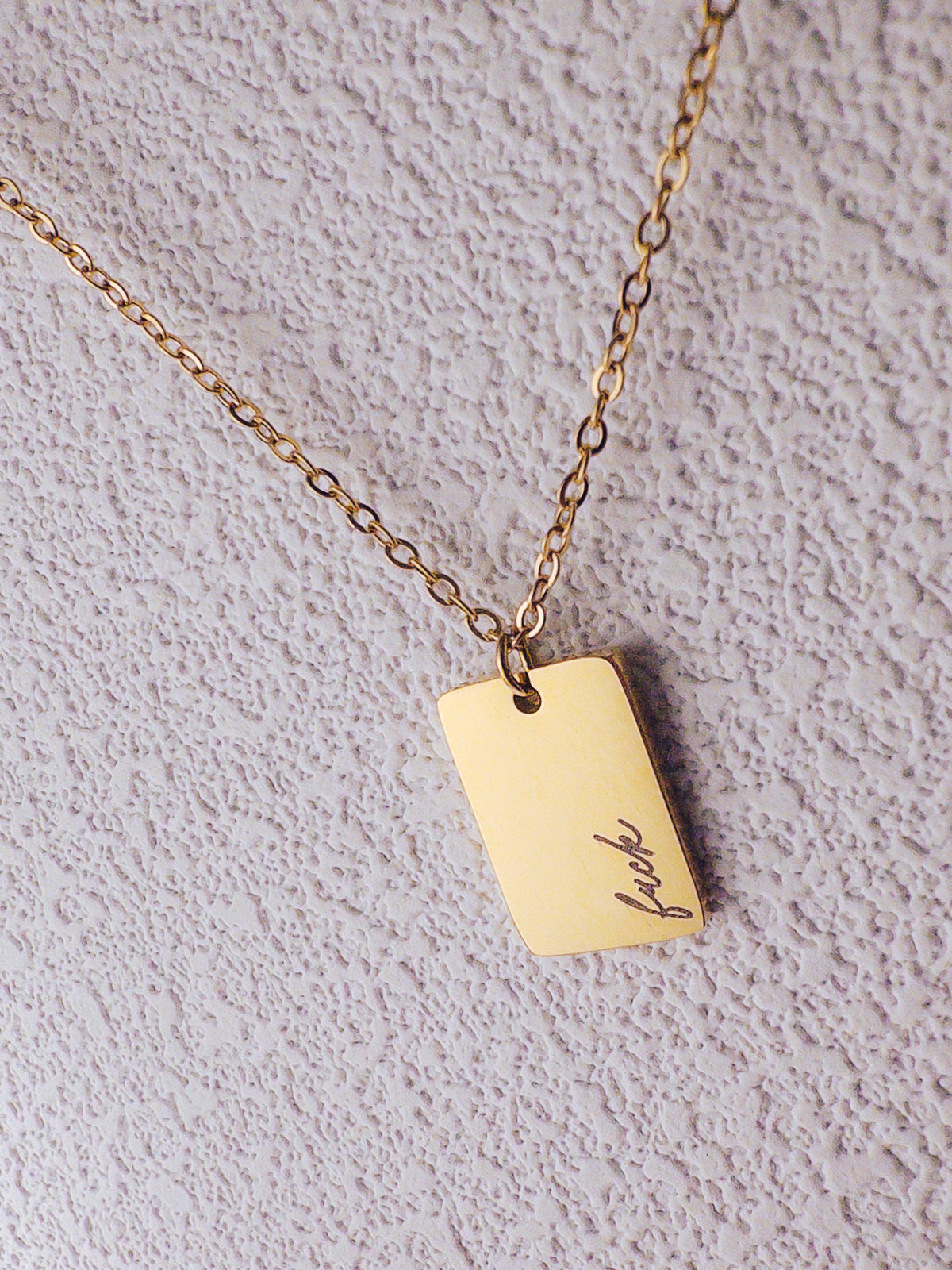 Dainty Fuck Necklace