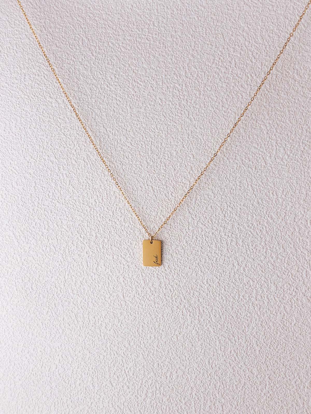 Dainty Fuck Necklace