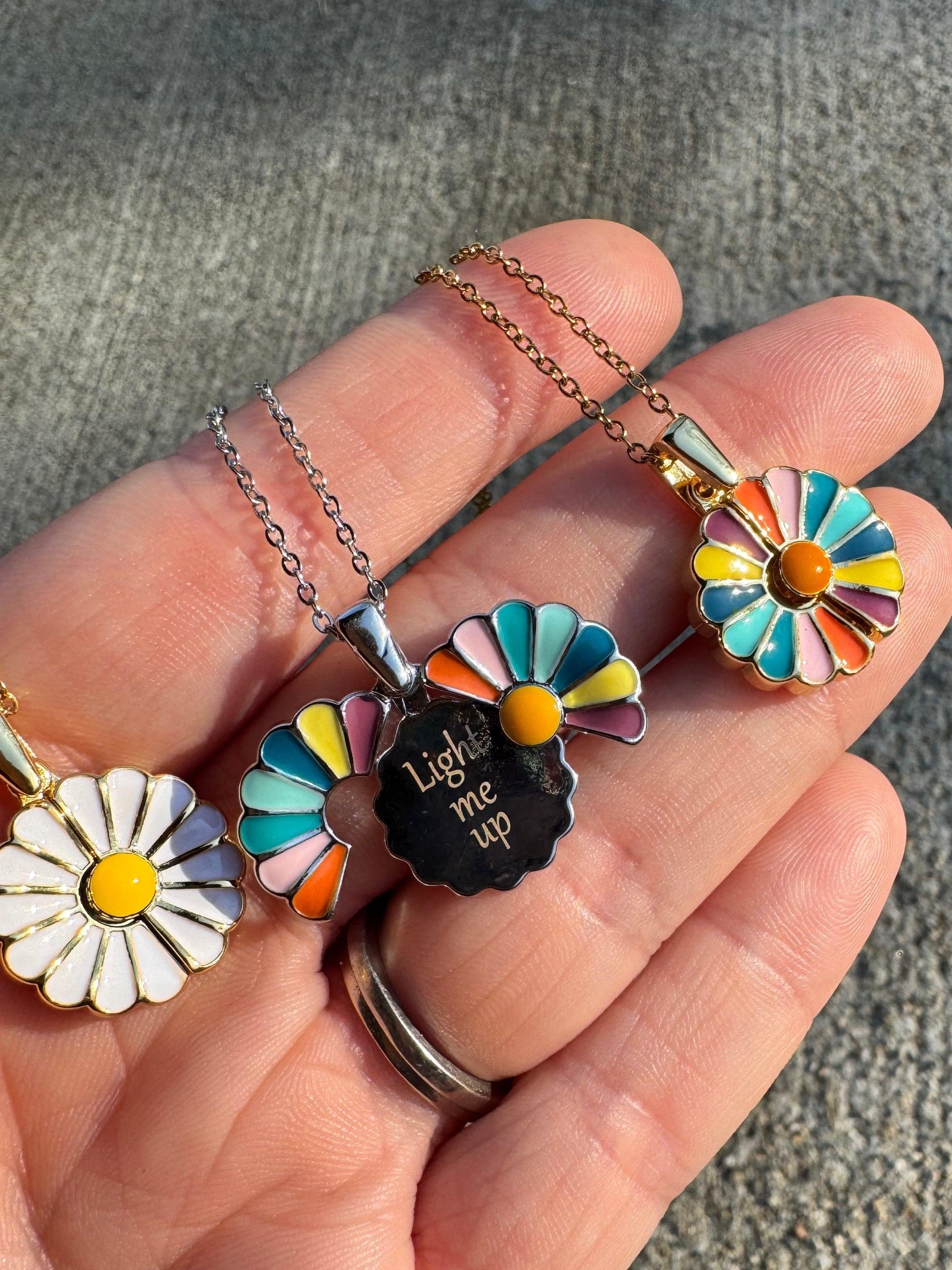 Light Me Up Hidden Message Necklace - Lors Collective