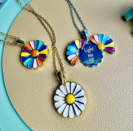 Light Me Up Hidden Message Necklace - Lors Collective