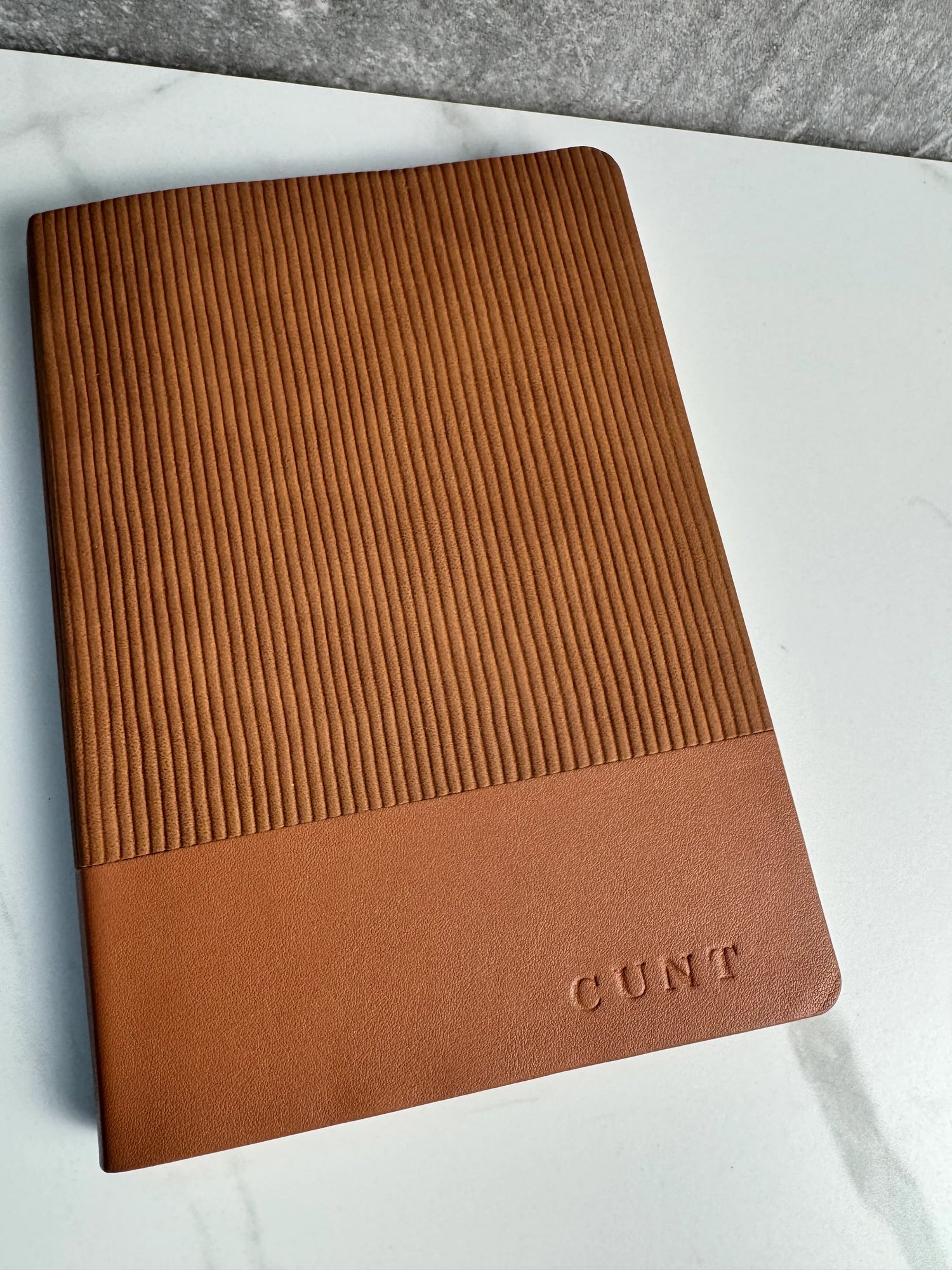 "Cunt" Hand Stamped Notebook - Lors Collective