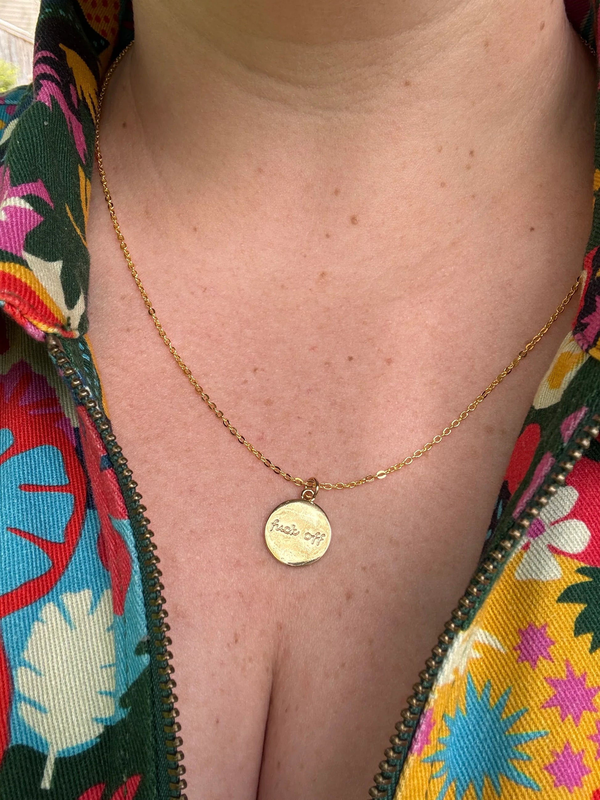 Dainty "F*** Off" Necklace - Lors Collective