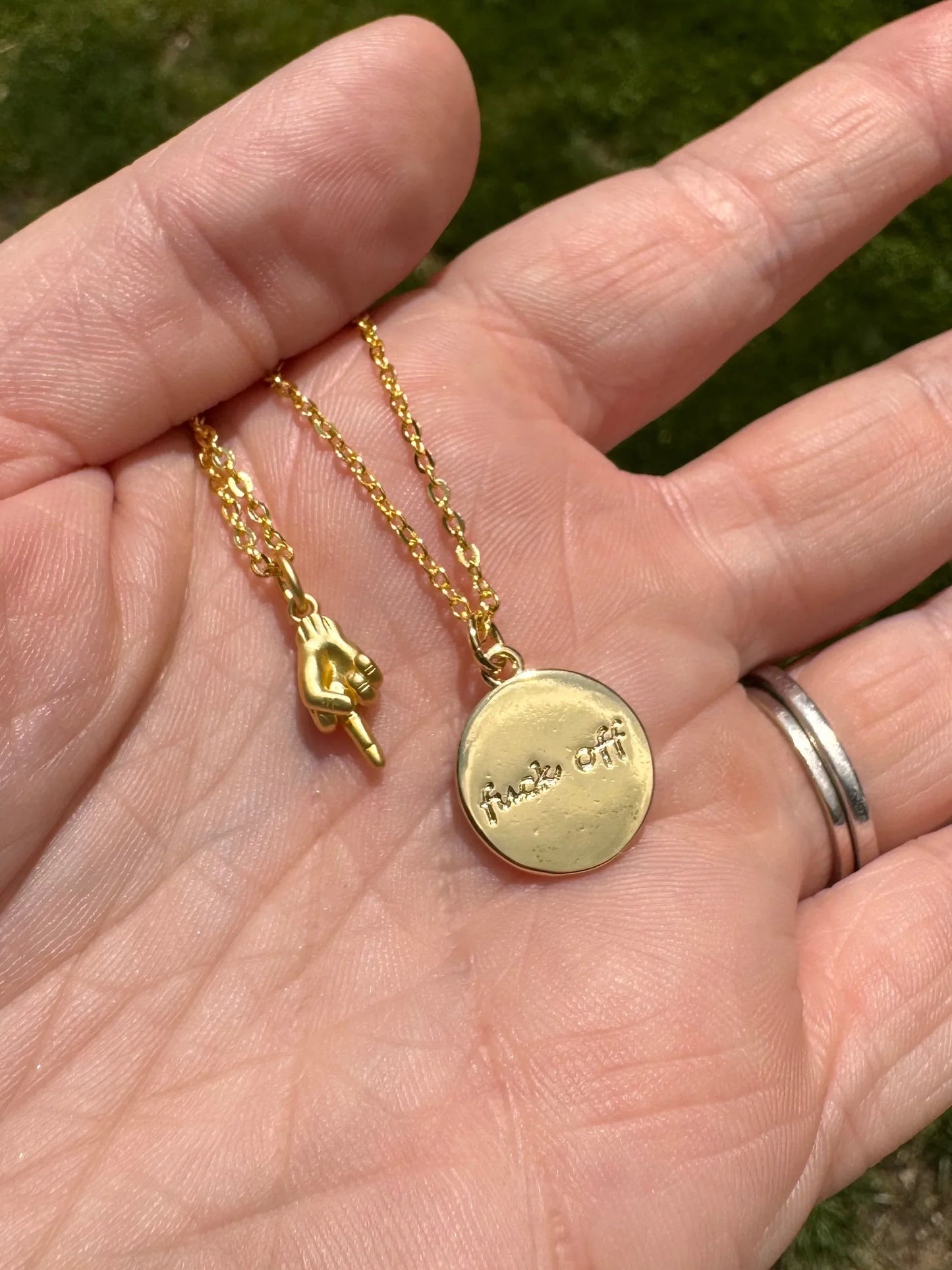 Dainty "F*** Off" Necklace - Lors Collective