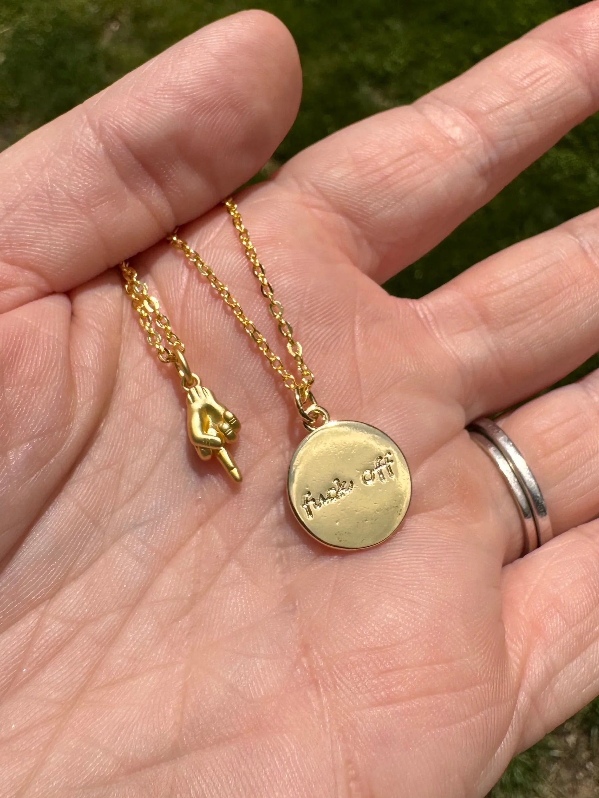 Dainty "F*** Off" Necklace - Lors Collective