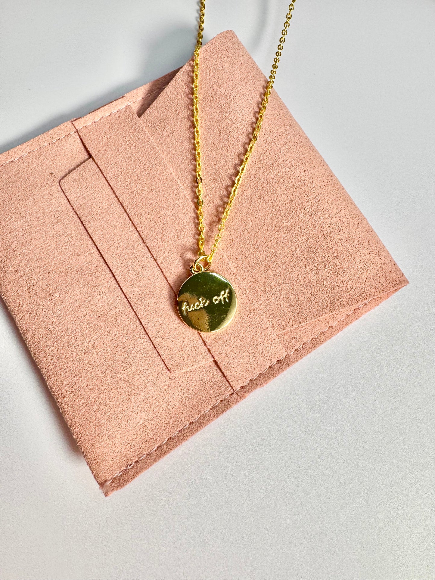 Dainty "F*** Off" Necklace - Lors Collective
