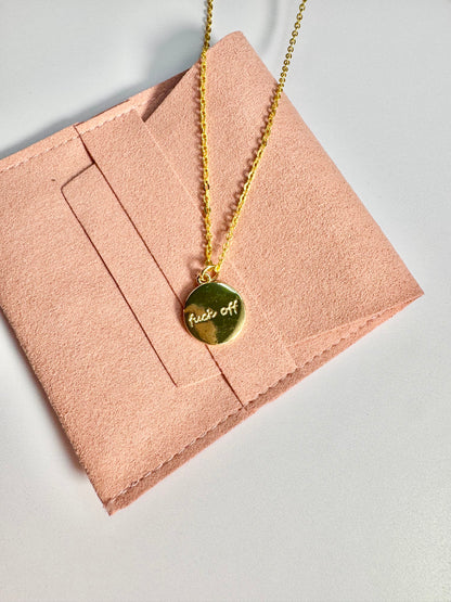 Dainty "F*** Off" Necklace - Lors Collective